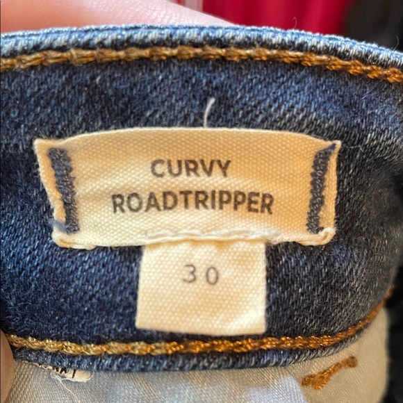 Madewell Dark Blue Women's Curvy Roadtripper jeans - Picture 10 of 10